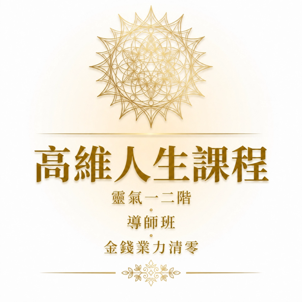 高維人生 + 靈氣一二階 + 導師班 + 金錢業力轉化工作坊